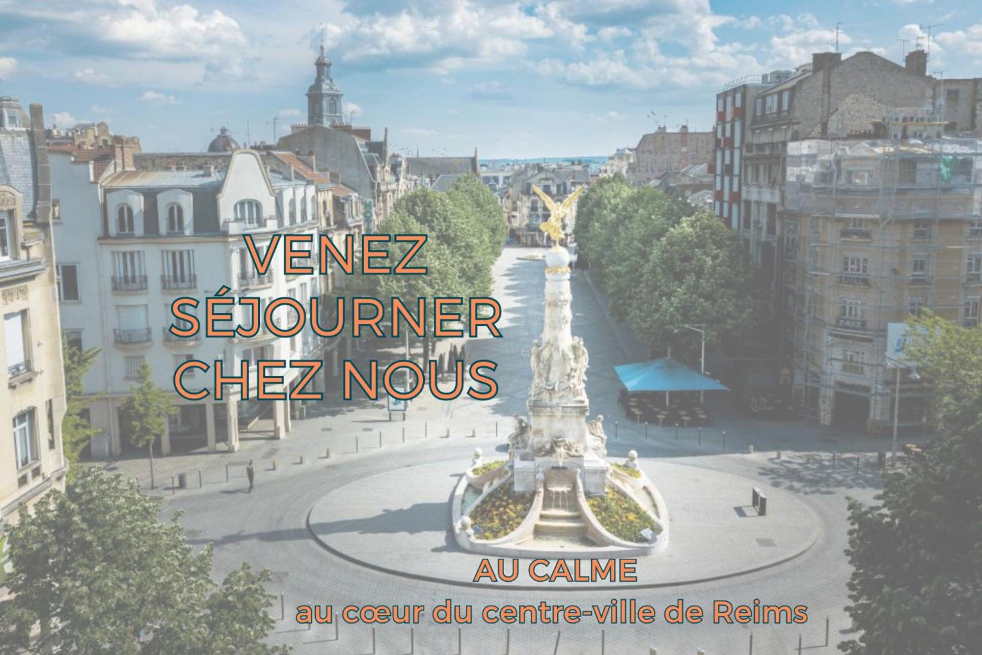 Refuge Urbain - Ideal Pro, Familles & Amis - Le Calme En Hypercentre - Wifi Haut Debit - Netflix - Machine A Laver - Gare, Cathedrale, Commerces, Restaurants & Transports En Commun A Moins De 10 Minutes A Pied Reims Kültér fotó