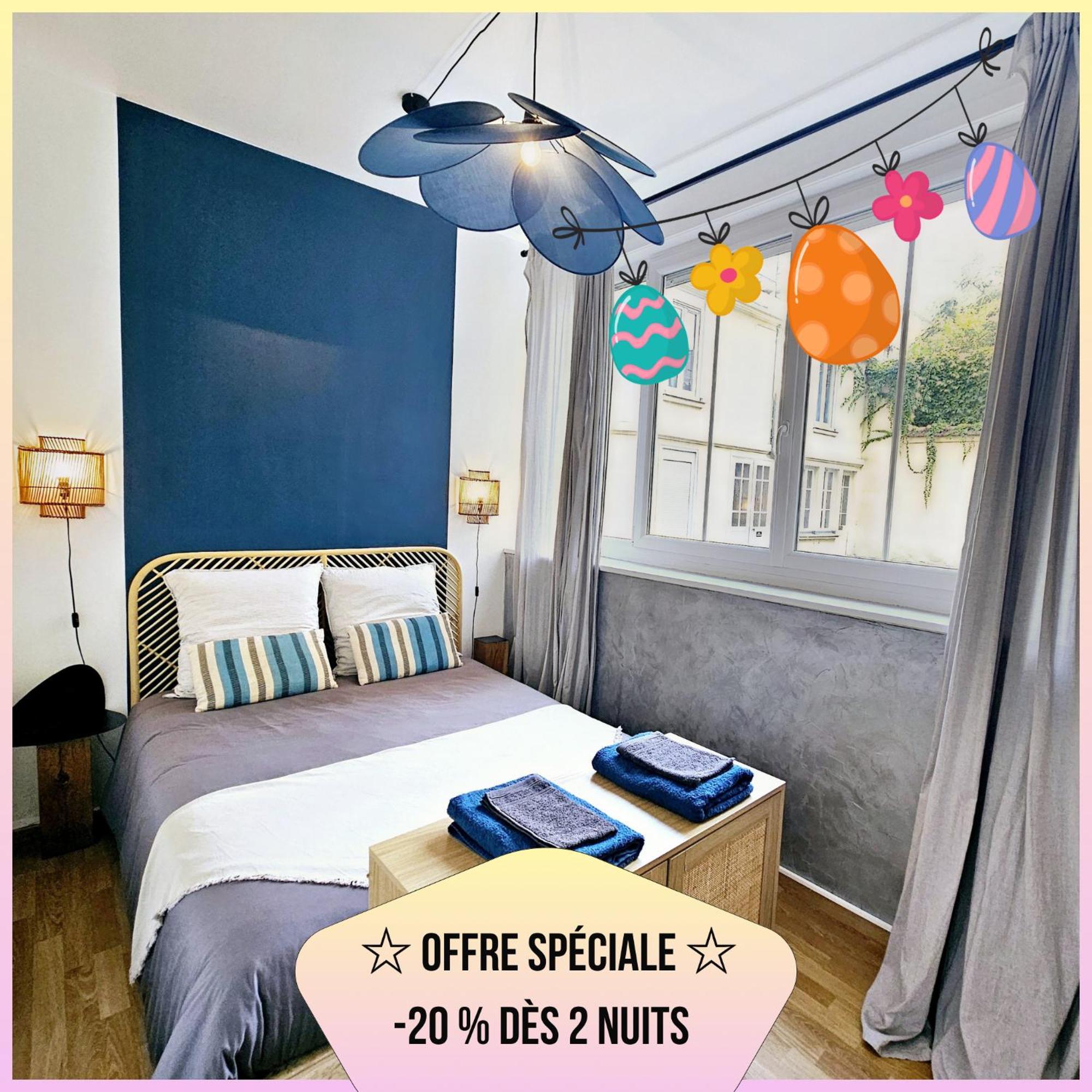 Refuge Urbain - Ideal Pro, Familles & Amis - Le Calme En Hypercentre - Wifi Haut Debit - Netflix - Machine A Laver - Gare, Cathedrale, Commerces, Restaurants & Transports En Commun A Moins De 10 Minutes A Pied Reims Kültér fotó